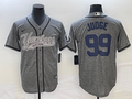 Men's New York Yankees Aaron Judge Gray Game Jersey Joint Edition