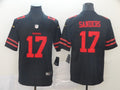 Men's San Francisco 49ers Emmanuel Sanders Black Game Jersey