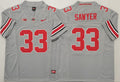 Men's Ohio State Buckeyes Jack Sawyer #33 Gray Player Game Jersey