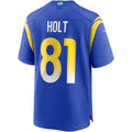 Los Angeles Rams Torry Holt Royal Game Retired Player Jersey