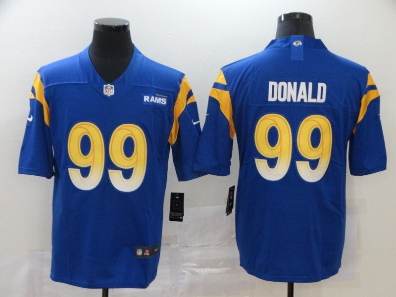 Men's San Louis Rams Aaron Donald Jersey-Blue