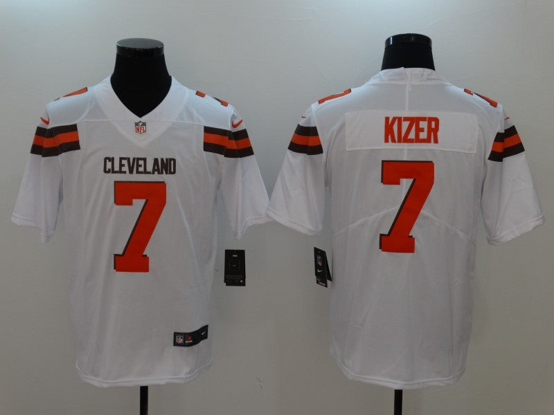 Men's Cleveland Browns DeShone Kizer White Game Jersey