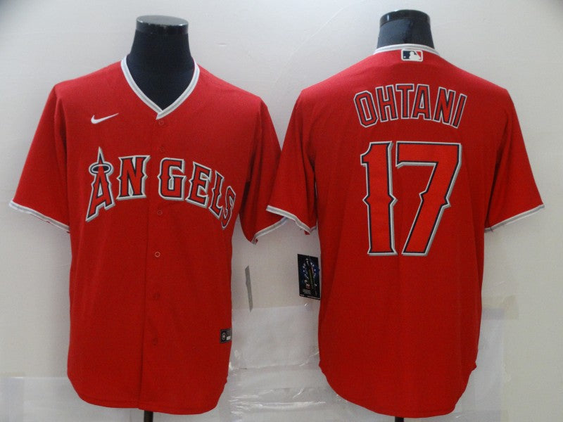 Men's Los Angeles Angels Shohei Ohtani  Red Jersey