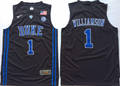 Men's Duke Blue Devils Zion Williamson Black Game Jersey