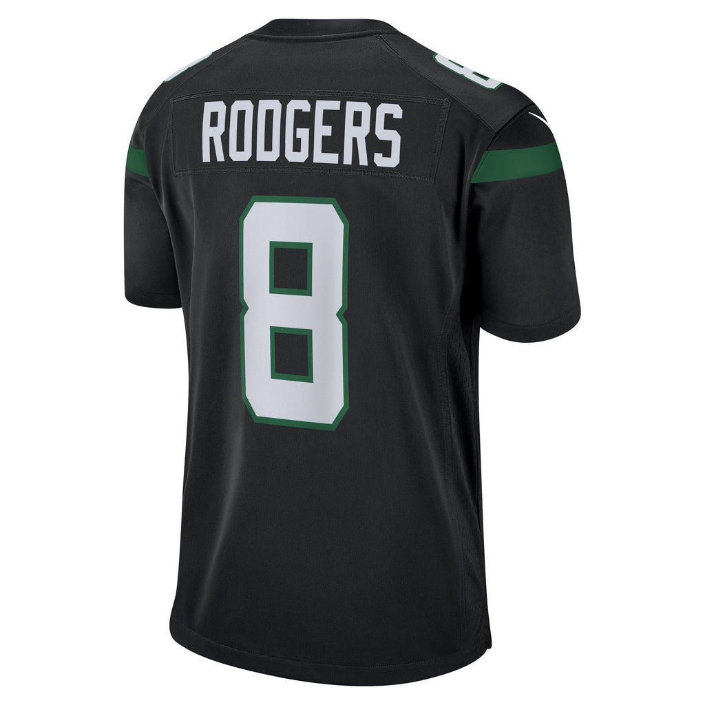 Aaron Rodgers New York Jets  Game Jersey - Black