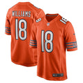 Caleb Williams Chicago Bears  Alternate 2024  Draft First Round Pick   Game Jersey - Orange