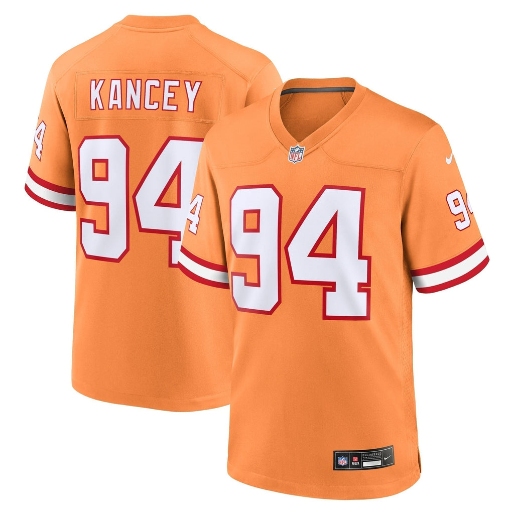Calijah Kancey Tampa Bay Buccaneers  Alternate Team Game Jersey - Orange