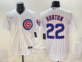Men's Chicago Cubs Matt Shaw Horton White Home Replica Jersey