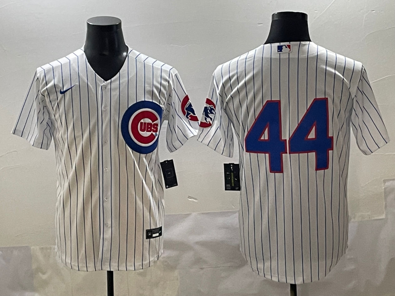 Men's Chicago Cubs Anthony Rizzo White Replica Player Jersey