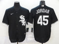 Men's Chicago White Sox Michael Jordan Black Replica Baseball Jersey