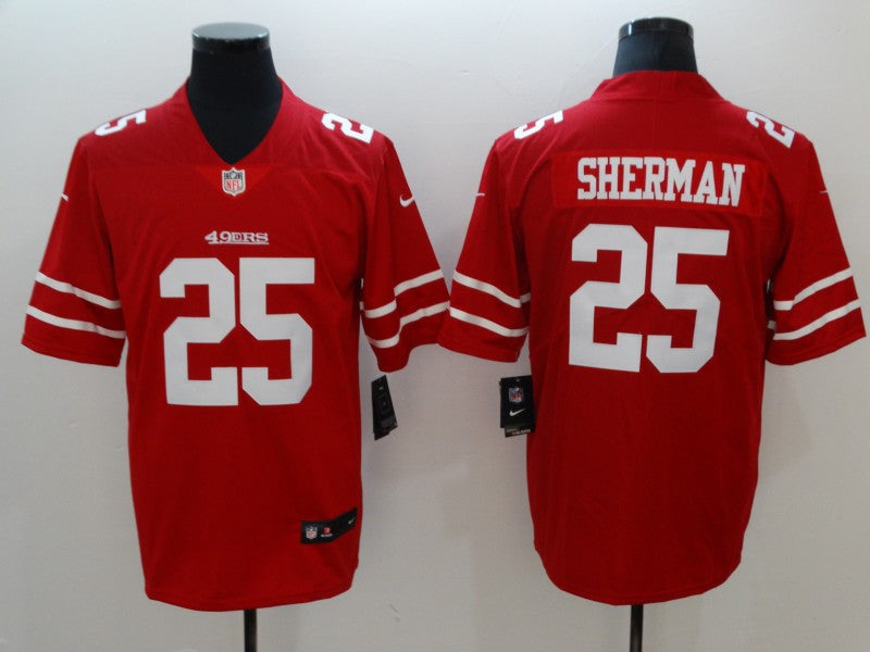 Men's San Francisco 49ers Richard Sherman Red Game Jersey