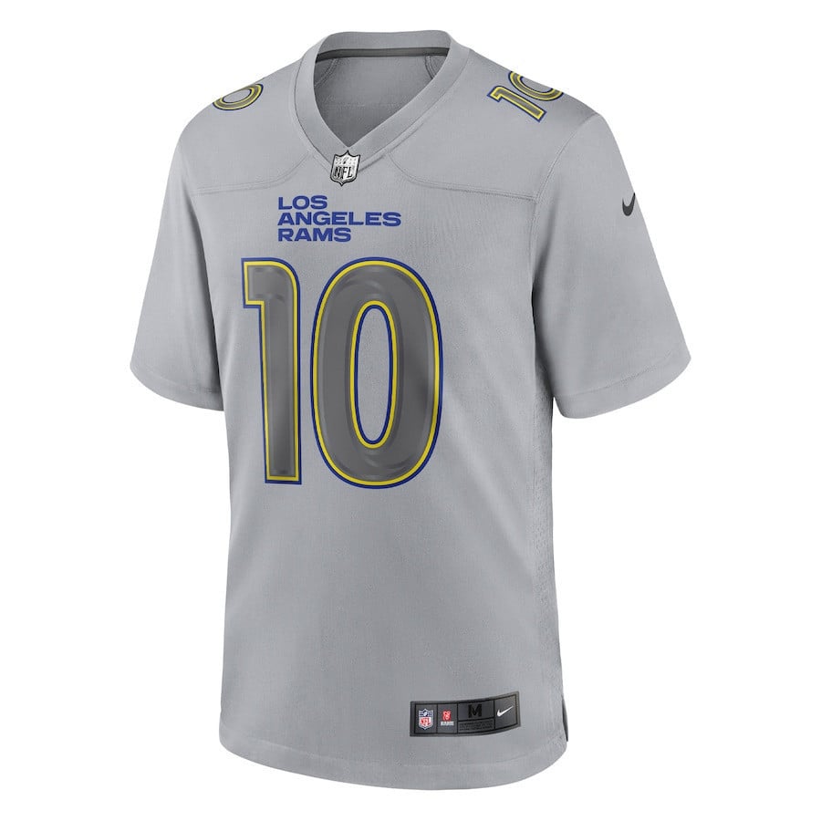 Cooper Kupp 10 Los Angeles Rams Atmosphere Fashion Game Jersey - Gray