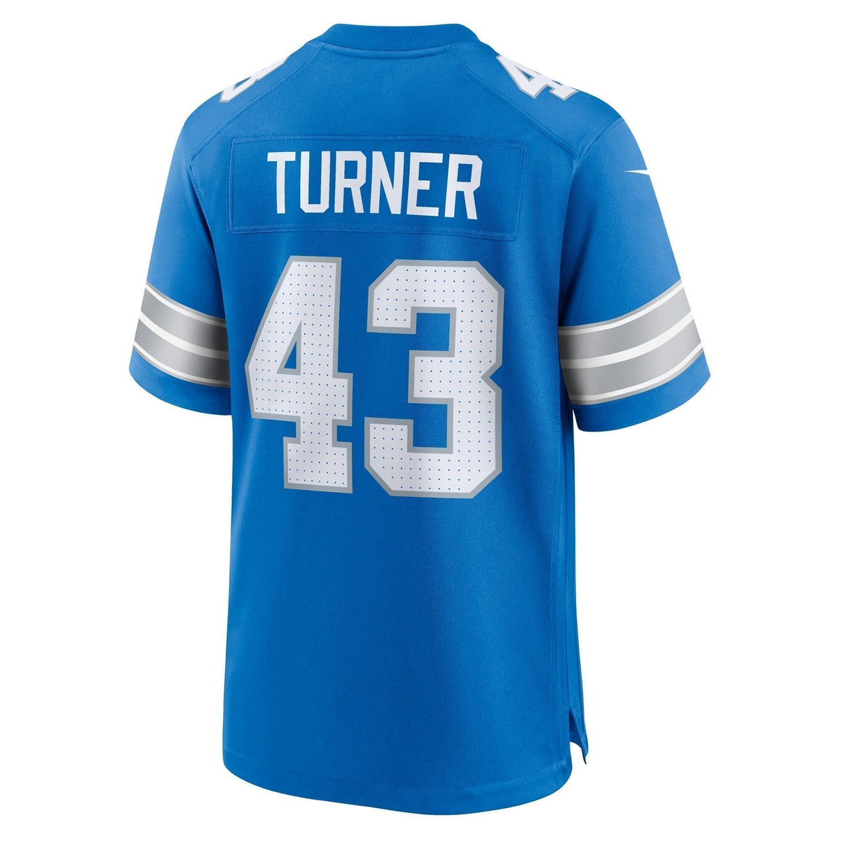 James Turner Detroit Lions  Game Jersey -  Blue