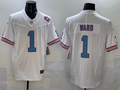 Men's Tennessee Titans Cameron Ward White 2025  Draft First Round Pick Game Jersey