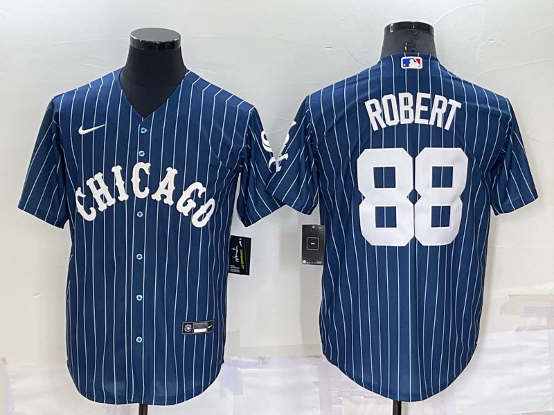 Men's Chicago White Sox Luis Robert Blue Replica Baseball Jersey