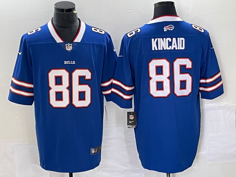Men's Buffalo Bills Dalton Kincaid #86 Royal 2023  active First Round Pick Game Jerseys