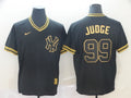 Men's New York Yankees Aaron Judge Black Authentic Game Jersey
