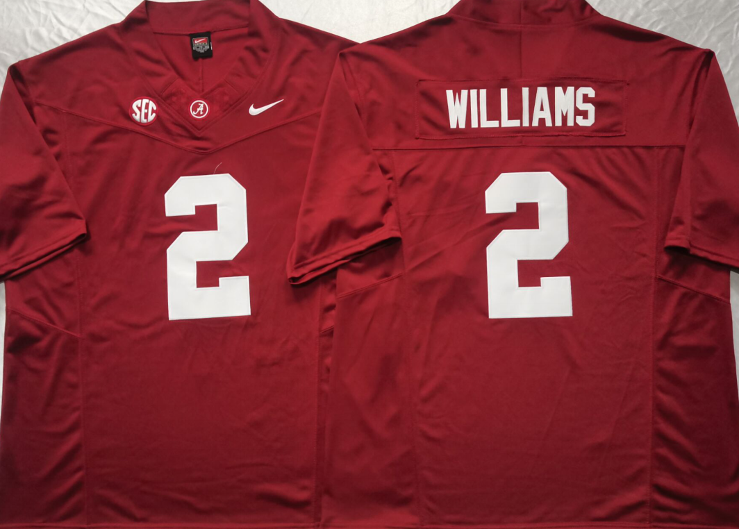 Men's Alabama Crimson Tide Ryan Williams Red Game Jersey
