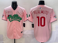Men's Philadelphia Phillies J.T. Realmuto #10 Pink Replica Player Jersey