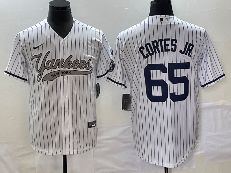 Men's New York Yankees Nestor Cortes Jr. White Player Jersey Joint Edition