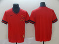 Men's St. Louis Cardinals Red Blank Replica Team Jersey1