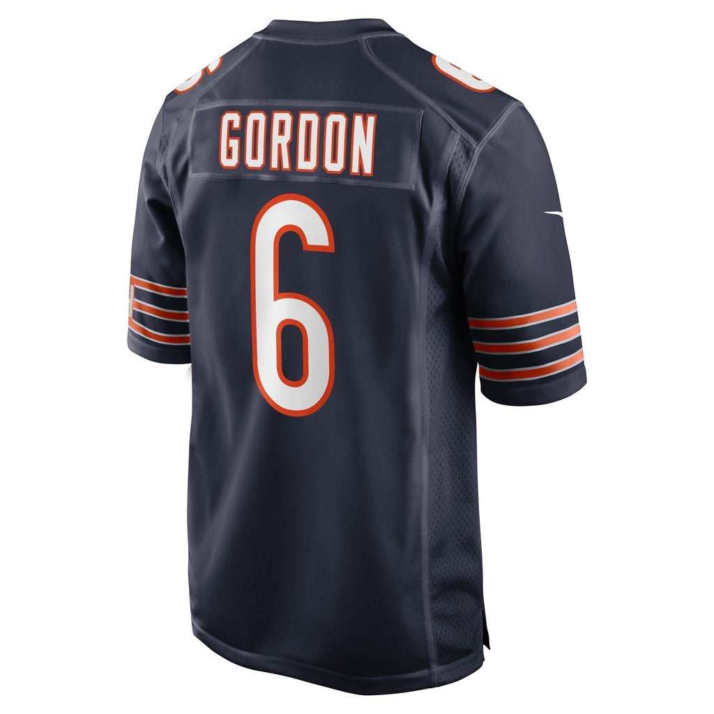 Kyler Gordon Chicago Bears  Game   Jersey - Navy
