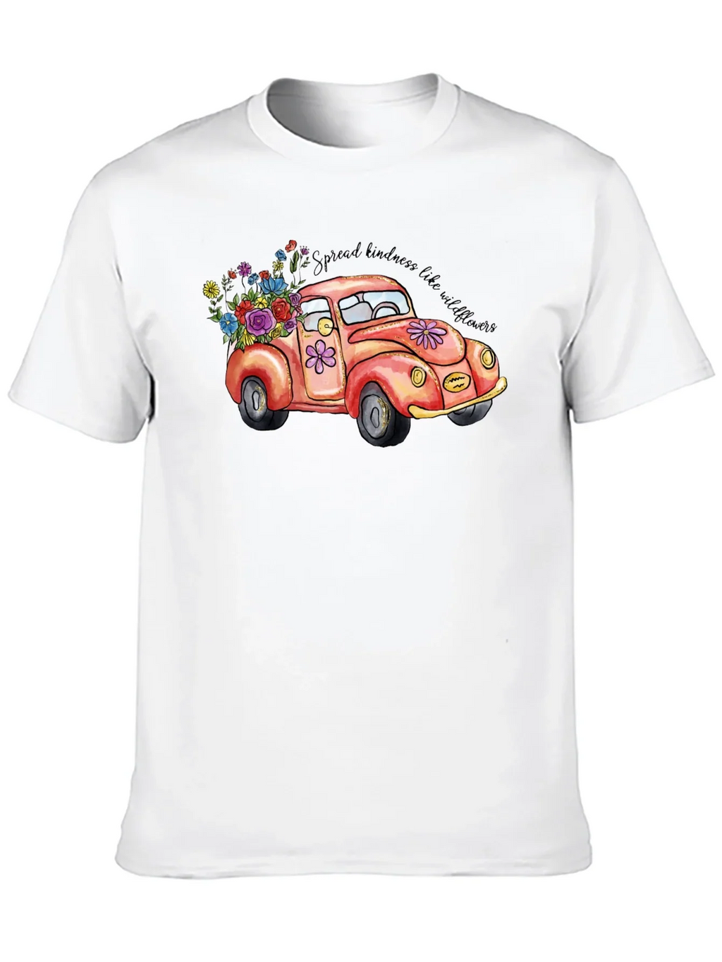 Kindness Car Graphic Tee - Black