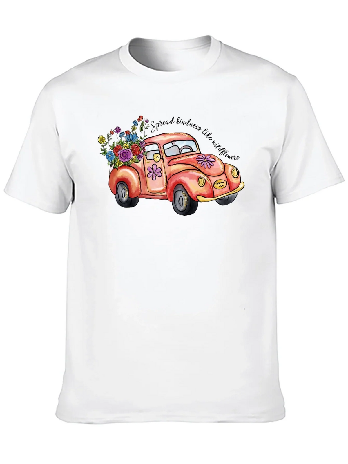 Kindness Car Graphic Tee - Black