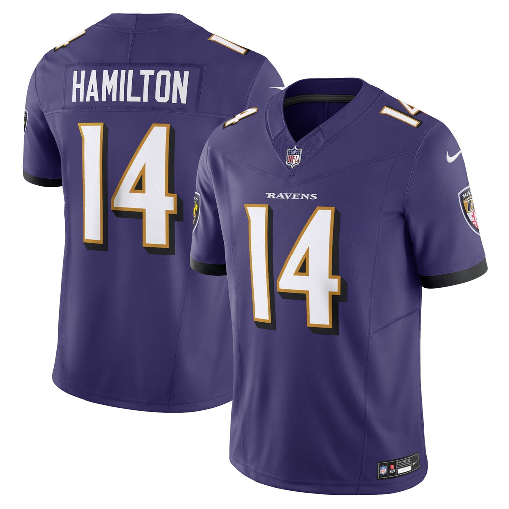 Baltimore Ravens Kyle Hamilton Purple Vapor F.U.S.E. Limited Jersey
