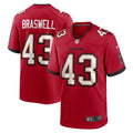 Tampa Bay Buccaneers Chris Braswell Red Game Jersey