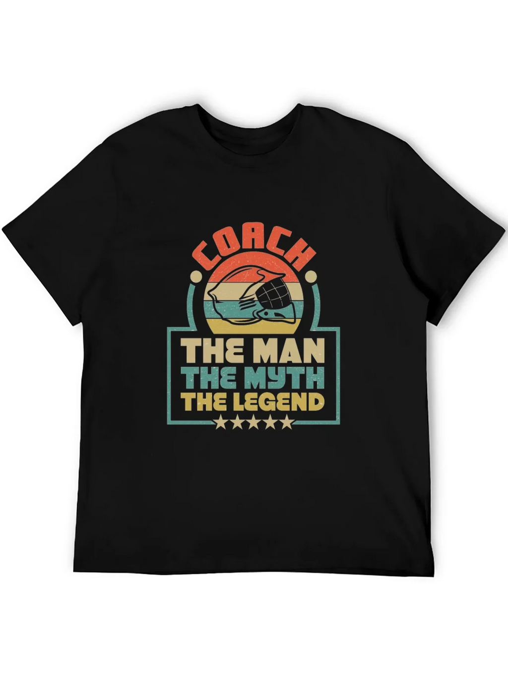 Coach The Man The Myth The Legend Graphic T-Shirt