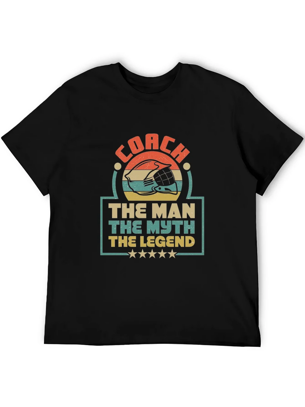 Coach The Man The Myth The Legend Graphic T-Shirt