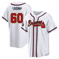 Atlanta Braves #60 Chadwick Tromp Gold White 2022 Program Jersey Stitches Baseball Jerseys