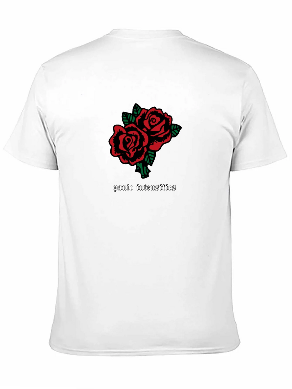 Panic Intensifies Roses Graphic Tee