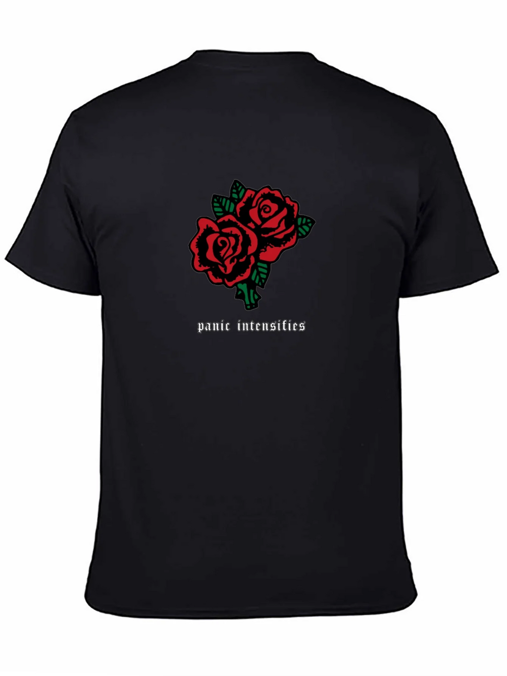 Panic Intensifies Roses Graphic Tee