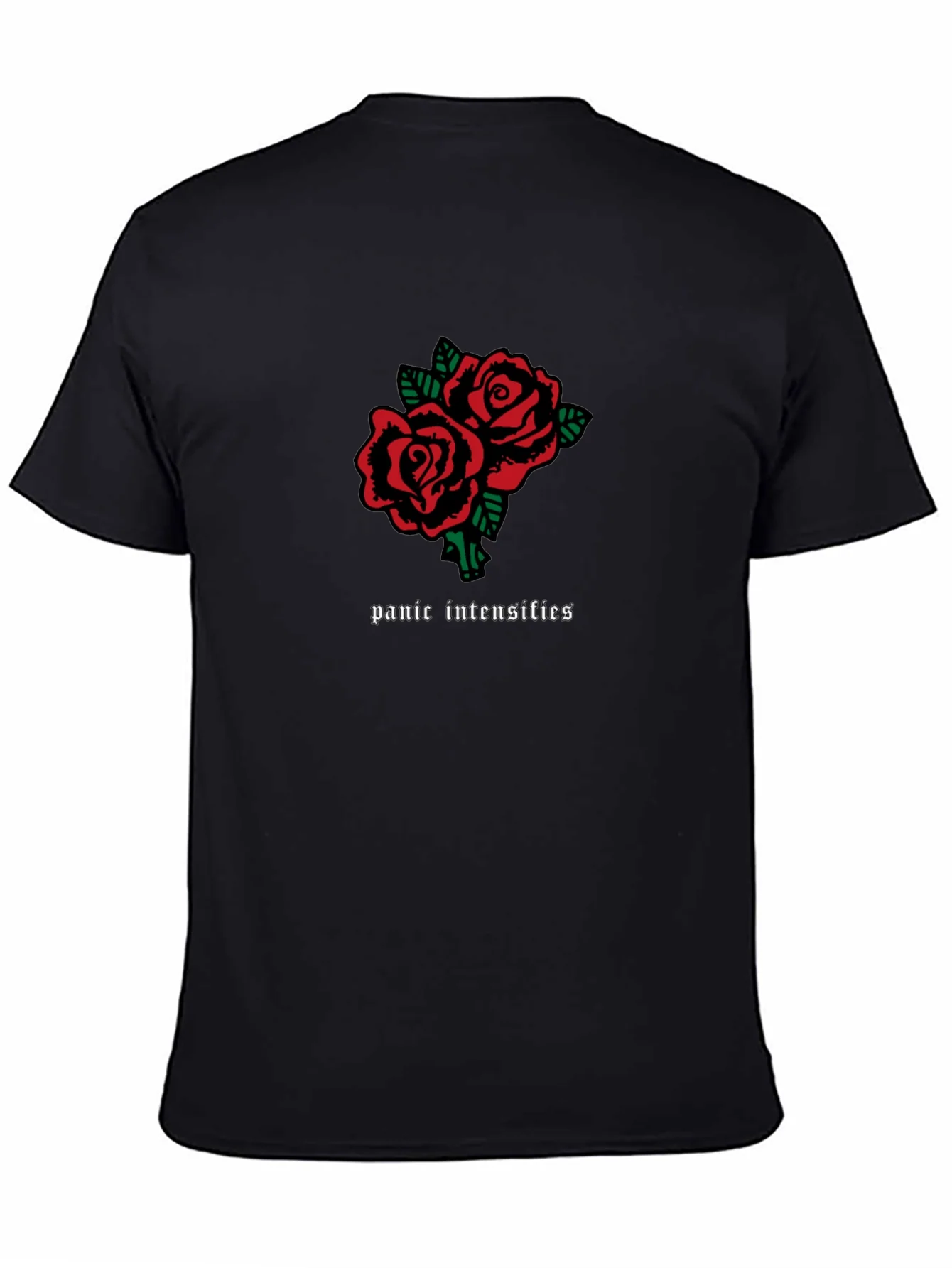 Panic Intensifies Roses Graphic Tee