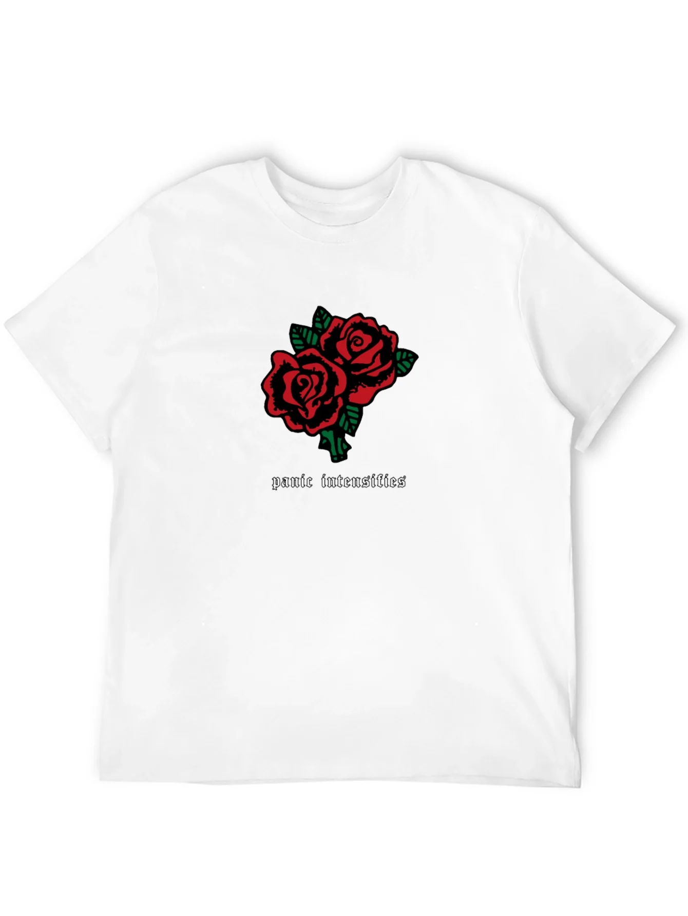 Panic Intensifies Roses Graphic Tee