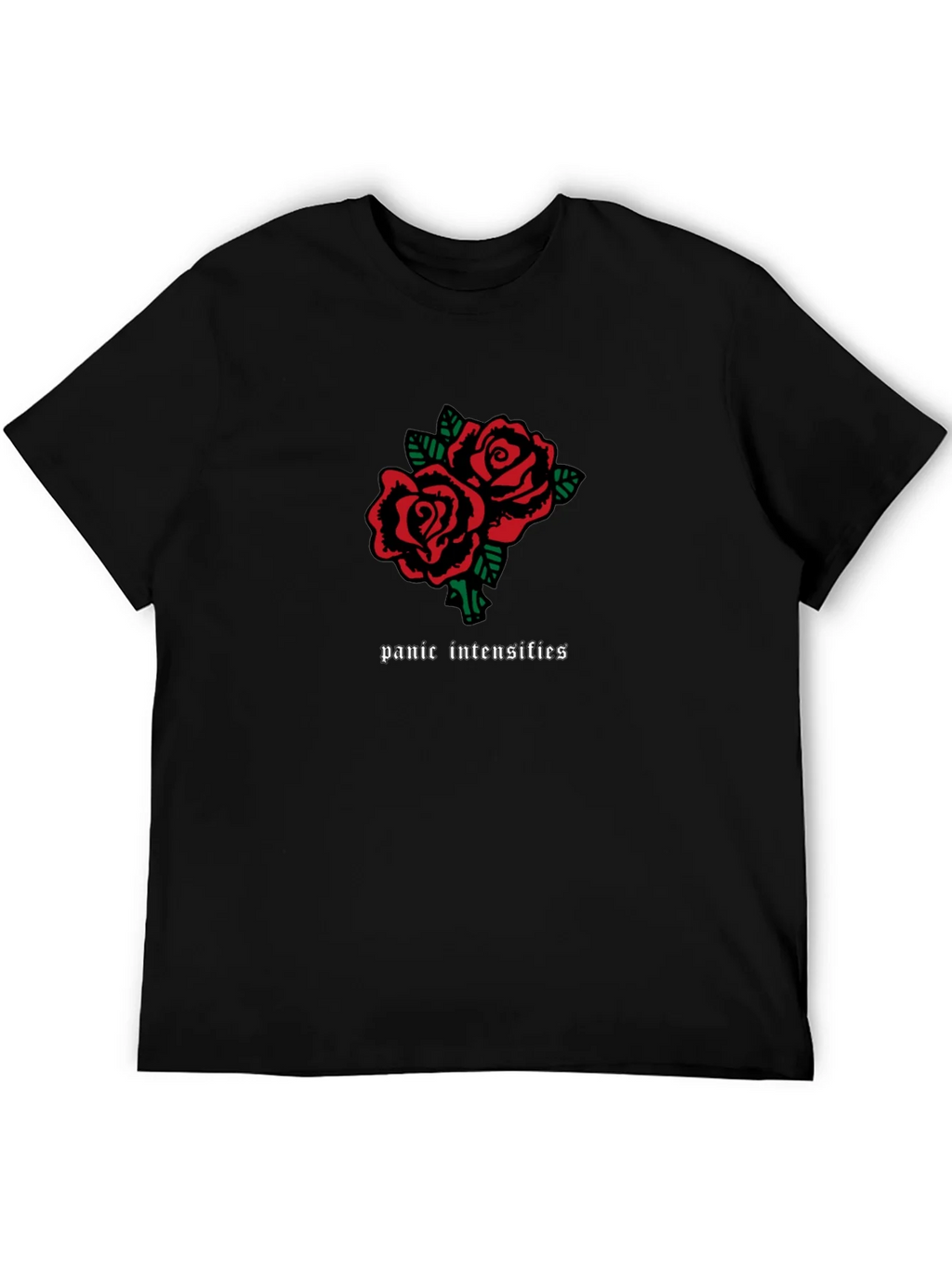 Panic Intensifies Roses Graphic Tee