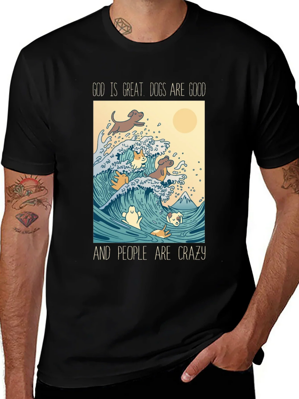 God is Great Dogs are Good T-Shirt