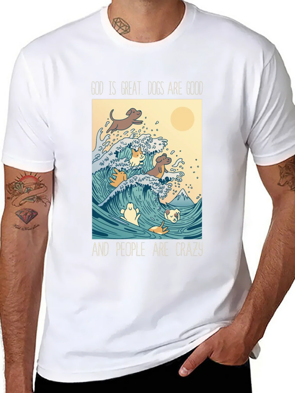God is Great Dogs are Good T-Shirt