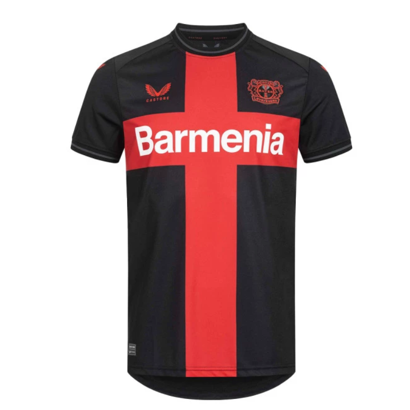 Bayer Leverkusen Home Shirt 2023-2024 Castore - Black