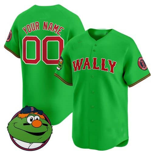 Custom Boston Red Sox Wally Vapor Premier Limited¨C All Stitched Baseball Jersey