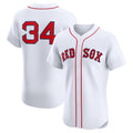 Boston Red Sox #34 David Ortiz Home Elite Jersey - White Stitched Baseball Jersey