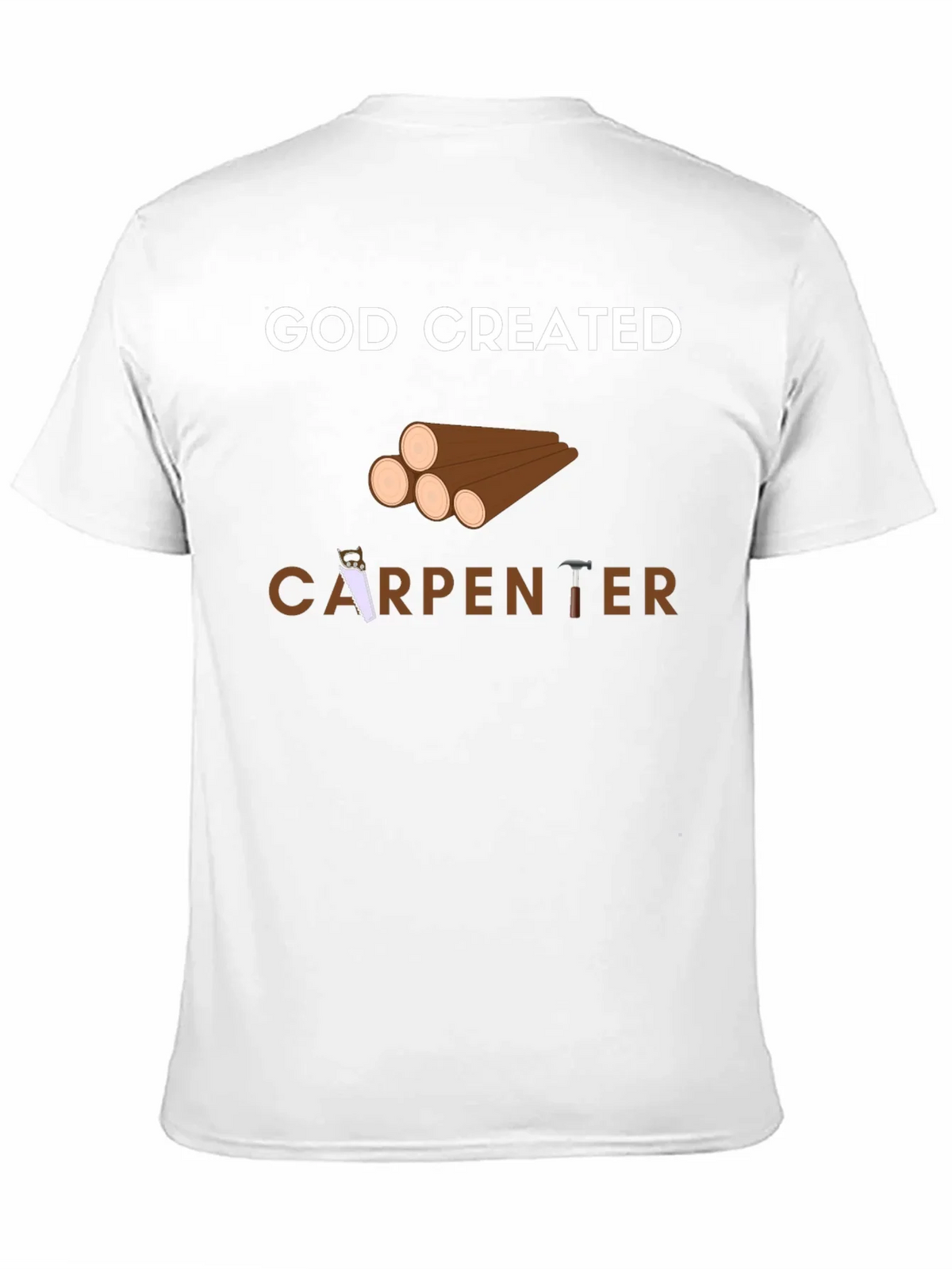 God Created Carpenter T-Shirt - Black