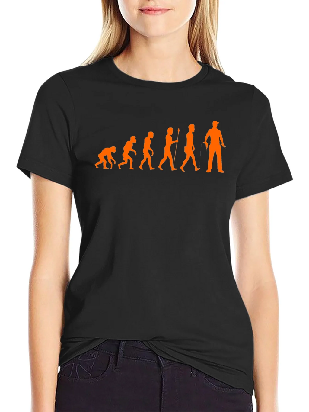 Evolution T-Shirt Funny Man to Tradesman Tee