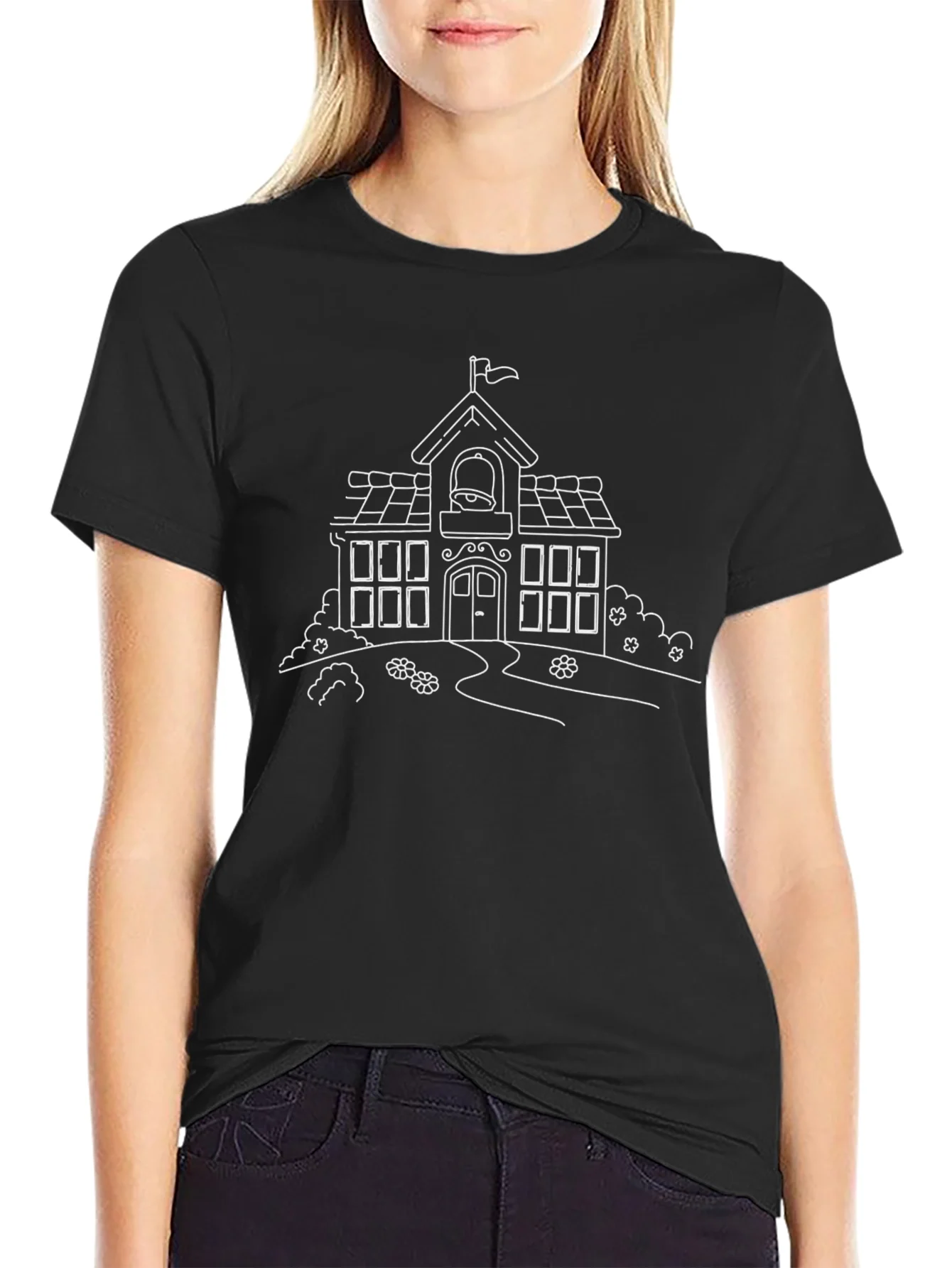 Schoolhouse Graphic Tee - Back to School Cool