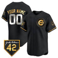 Custom Chicago Cubs 2024 Jackie Robinson Patch Vapor Premier Limited  V2¨C All Stitched Baseball Jersey