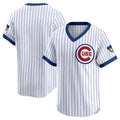 Chicago Cubs Throwback Cooperstown Collection Limited Jersey - White Stitched Baseball Jersey