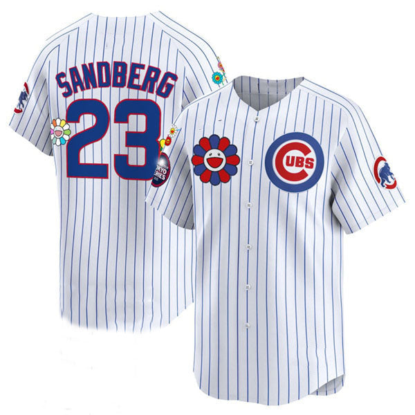 Chicago Cubs #23 Ryne Sandberg White 2025 Tokyo Series Limited Stitched Baseball Jersey