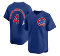 Chicago Cubs #4 Pete Crow-Armstrong Royal Limited Stitched Baseball Jersey